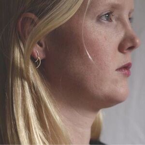 Rebecca Mir Grady "Double Cloudbreak" earrings - handmade in USA sterling silver